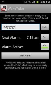 download WakeTube - YouTube Alarm Clock apk